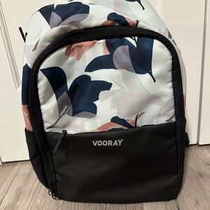 Vooray Women's Floral Backpack - Black and Blue